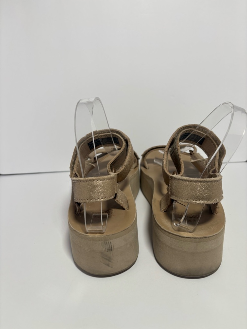 Teva Taupe Suede Strap Sandals - Picture 4 of 8